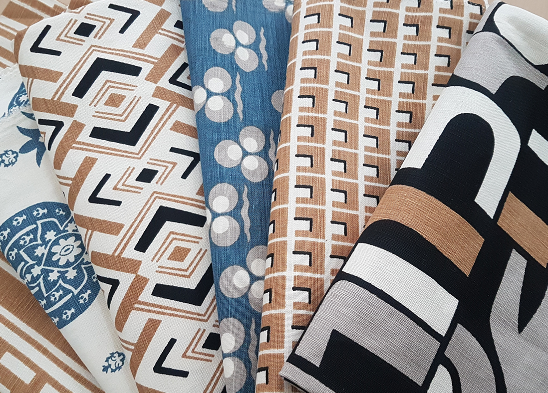 Fabric Congo Stripes Dijon